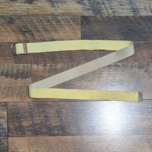 Yellow and Tan Women's Belt